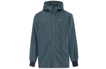 Image of Oakley Enhance Emboss 8.7 Wind Jacket - Mens, Dark Slate, 2XL, 412591-94A-XXL
