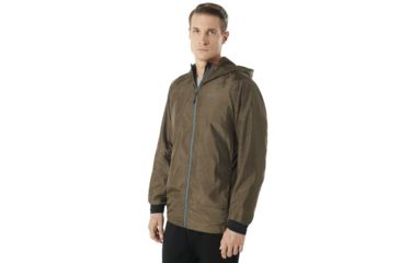 Image of Oakley Enhance Emboss Wind Jacket 8.7 - Mens, Canteen, Large, 412591-87Y-L