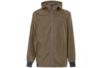Image of Oakley Enhance Emboss Wind Jacket 8.7 - Mens, Canteen, Large, 412591-87Y-L