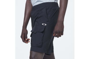 Image of Oakley Enhance FGL Short 1.0 - Mens, Blackout, Extra Large, FOA400168-02E-XL