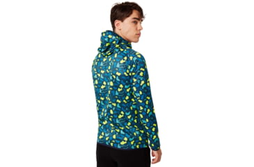 Image of Oakley Enhance Graphic Knit Hoody 9.7 - Mens, Blue Storm Print, Small, 412821-66V-S