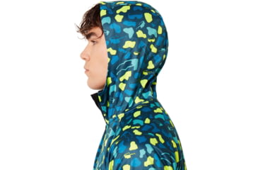 Image of Oakley Enhance Graphic Knit Hoody 9.7 - Mens, Blue Storm Print, Small, 412821-66V-S