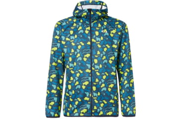 Image of Oakley Enhance Graphic Knit Hoody 9.7 - Mens, Blue Storm Print, Small, 412821-66V-S