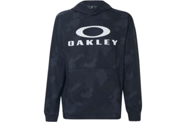 Image of Oakley Enhance Mobility Fleece Hoody - Mens, Black Print, Extra Large, FOA400151-00G-XL