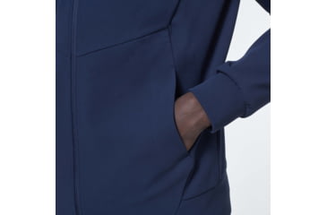 Image of Oakley Enhance Mobility Fleece Jacket - Mens, Black Iris, Small, FOA400152-6DG-S