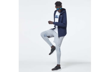 Image of Oakley Enhance Mobility Fleece Jacket - Mens, Black Iris, Small, FOA400152-6DG-S