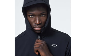 Image of Oakley Enhance Mobility Fleece Jacket - Mens, Blackout, Extra Large, FOA400152-02E-XL