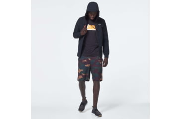 Image of Oakley Enhance Mobility Fleece Jacket - Mens, Blackout, Extra Large, FOA400152-02E-XL