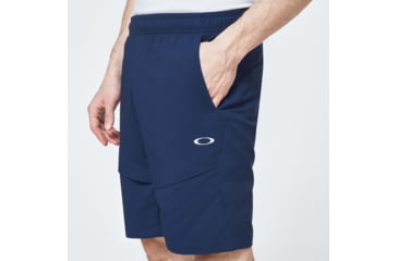 Image of Oakley Enhance Mobility Shorts - Mens, Black Iris, 2XL, FOA400171-6DG-XXL