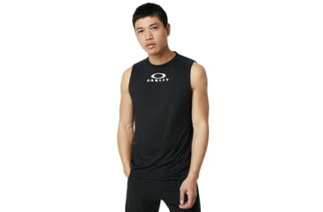 Image of Oakley Enhance No Sleeves Crew 9.0 - Mens, Blackout, Large, 457720-02E-L
