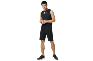 Image of Oakley Enhance No Sleeves Crew 9.0 - Mens, Blackout, Large, 457720-02E-L
