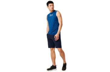 Image of Oakley Enhance No Sleeves Crew 9.0 - Mens, Dark Blue, Extra Large, 457720-609-XL