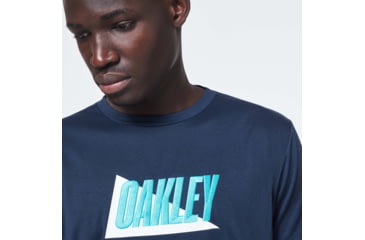 Image of Oakley Enhance Qd Short Sleeve Tee Mix 10.0 - Mens, Black Iris, Medium, FOA400159-6DG-M