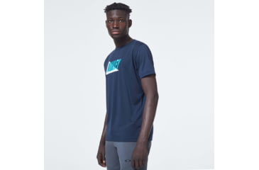 Image of Oakley Enhance Qd Short Sleeve Tee Mix 10.0 - Mens, Black Iris, Medium, FOA400159-6DG-M