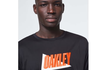 Image of Oakley Enhance Qd Short Sleeve Tee Mix 10.0 - Mens, Blackout, Medium, FOA400159-02E-M