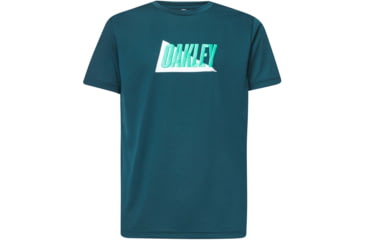 Image of Oakley Enhance Qd Short Sleeve Tee Mix 10.0 - Mens, Pine Forest, Medium, FOA400159-73N-M