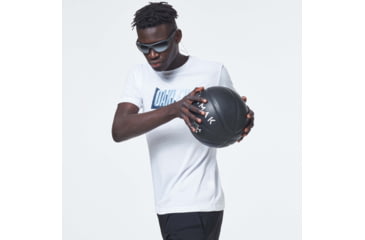 Image of Oakley Enhance Qd Short Sleeve Tee Mix 10.0 - Mens, White, 2XL, FOA400159-100-XXL