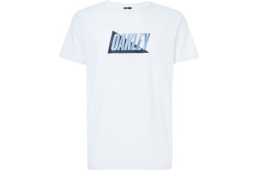 Image of Oakley Enhance Qd Short Sleeve Tee Mix 10.0 - Mens, White, 2XL, FOA400159-100-XXL