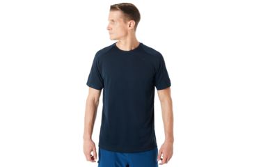 Image of Oakley Enhance Short Sleeve Crew 8.7.01 - Mens, Fathom, 2XL, 434259-6AC-XXL