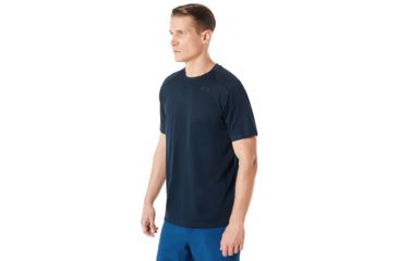 Image of Oakley Enhance Short Sleeve Crew 8.7.01 - Mens, Fathom, 2XL, 434259-6AC-XXL