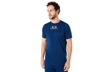 Image of Oakley Enhance Short Sleeve Crew 8.7.02 - Mens, Dark Blue, Extra Large, 434250-609-XL