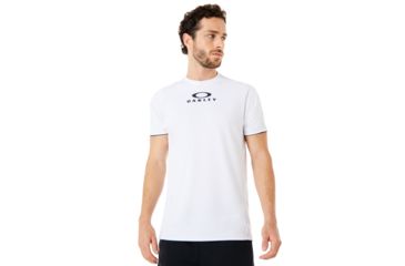 Image of Oakley Enhance Short Sleeve Crew 8.7.02 - Mens, White, Large, 434250-100-L