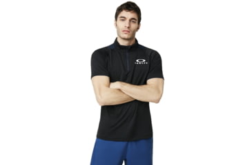 Image of Oakley Enhance Ss Mock 9.0 - Mens, Blackout, Medium, 457725-02E-M