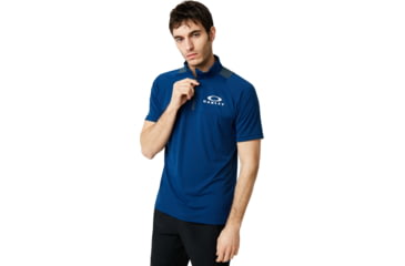 Image of Oakley Enhance Ss Mock 9.0 - Mens, Dark Blue, 2XL, 457725-609-XXL