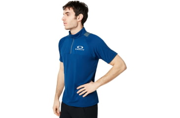 Image of Oakley Enhance Ss Mock 9.0 - Mens, Dark Blue, 2XL, 457725-609-XXL