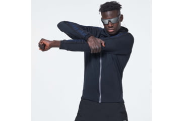 Image of Oakley Enhance Synchronism Jacket 3.0 - Mens, Blackout, Medium, FOA400153-02E-M
