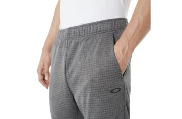 Image of Oakley Enhance Technical Fleece Pants.Grid 8.7 - Mens, Dark Heather Grey, Extra Large, 422460-20Q-XL