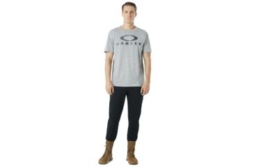 Image of Oakley Enhance Technical Qd Short Sleeve Tee.18.08 - Mens, Light Heather Grey, Medium, 434257-22K-M