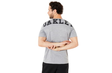 Image of Oakley Enhance Technical Qd Short Sleeve Tee.18.09 - Mens, Light Heather Grey, Extra Large, 434254-22K-XL