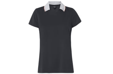 Image of Oakley Enjoy Basic Golf Polo Short Sleeve - Womens, Blackout, Extra Large, 532355-02E-XL