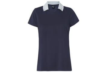 Image of Oakley Enjoy Basic Golf Polo Short Sleeve - Womens, Fathom, Large, 532355-6AC-L