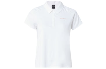 Image of Oakley Enjoy Golf Polo Short Sleeve - Womens, White, Large, 532356-100-L