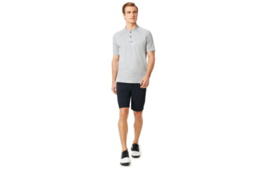 Image of Oakley Ergonomic Evolution Polo Short Sleeve - Mens, Granite Heather, Small, 434326-24L-S