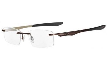 Image of Oakley Evade 53mm Polished Brown Eyeglass Frames w/ Blank Lenses 22-175