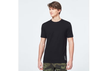 Image of Oakley Evolution Patch Short Sleeve Tee - Mens, Blackout, 2XL, FOA400460-02E-XXL