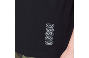 Image of Oakley Evolution Patch Short Sleeve Tee - Mens, Blackout, 2XL, FOA400460-02E-XXL
