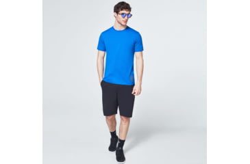 Image of Oakley Evolution Patch Short Sleeve Tee - Mens, Uniform Blue, Large, FOA400460-6UN-L