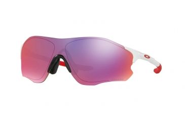 Image of Oakley EVZERO PATH A OO9313 Single Vision Prescription Sunglasses OO9313-931304-38 - Lens Diameter 38 mm, Frame Color Polished White