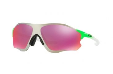 Image of Oakley EVZERO PATH A OO9313 Single Vision Prescription Sunglasses OO9313-931307-38 - Lens Diameter 38 mm, Frame Color Green Fade