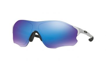 Image of Oakley EVZERO PATH OO9308 Single Vision Prescription Sunglasses OO9308-930804-38 - Lens Diameter 38 mm, Frame Color Silver