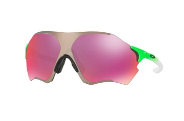 Image of Oakley EVZERO RANGE A OO9337 Sunglasses 933705-38 - Green Fade Frame, Prizm Field Lenses