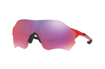 Image of Oakley EVZERO RANGE OO9327 Sunglasses 932704-38 - Infrared Frame, Prizm Road Lenses