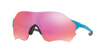 Image of Oakley EVZERO RANGE OO9327 Single Vision Prescription Sunglasses OO9327-932705-38 - Lens Diameter 38 mm, Frame Color Matte Sky Blue