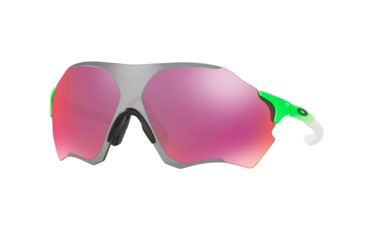 Image of Oakley EVZERO RANGE OO9327 Sunglasses 932709-38 - Green Fade Frame, Prizm Field Lenses