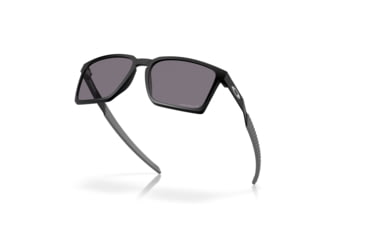 Image of Oakley Exchange Sun Sunglasses, Satin Black, PRIZM Grey Polarized, PRIZM Grey Polarized, OO9483-0456