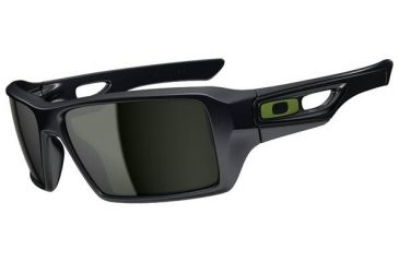 Image of Oakley Eyepatch 2 Sunglasses - Steel Frame and Dark Grey Lens OO9136-19